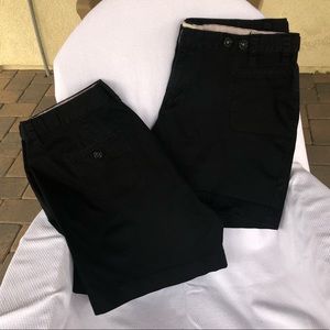 2 pair plus size Old Navy black shorts